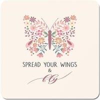Warren Reed - Designer Spread Your Wings Coasters - Set of 4