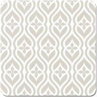 Warren Reed - Designer Abstract Ornament Pattern Coasters - Set of 4 in Grey