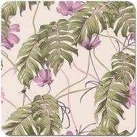 Warren Reed - Designer Pink Cosmos Flowers Coasters - Set of 4