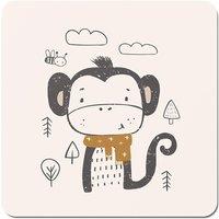 Warren Reed - Designer Single Monkey Forest Coasters - Set of 4