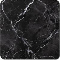 Warren Reed - Designer Black Marble Pattern Coasters - Set of 4