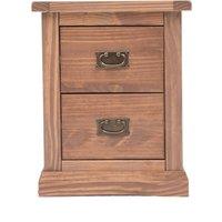 Cabinet Bits Tirolo 2 Drawer Bedside Table in Light Brown