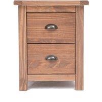 Cabinet Bits Padua 2 Drawer Bedside Table in Light Brown