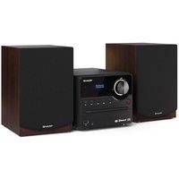 Sharp Micro Hi-Fi Sound System in Brown