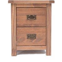 Cabinet Bits Padua 2 Drawer Bedside Table in Light Brown