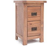 Cabinet Bits Padua 2 Drawer Petite Bedside Table in Light Brown