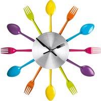 Orsina Maison by Premier Multi Coloured Cutlery Wall Clock