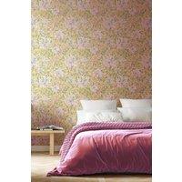 Hoopla Walls Honeysuckle Leaf Trail Matt Wallpaper in Baby Pink