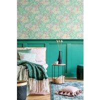 Hoopla Walls Lily Ogee Matt Wallpaper in Mint
