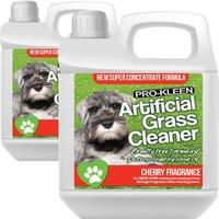 ProKleen Artificial Grass Cleaner Disinfectant 2 x 1L Cherry Fragrance in Clear