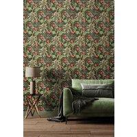 Hoopla Walls Seaweed Garden Matt Wallpaper in Charcoal