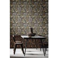 Hoopla Walls Seaweed Garden Matt Wallpaper in Black