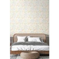 Hoopla Walls Seaweed Garden Matt Wallpaper in Light Beige