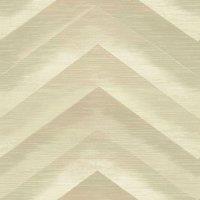Holden Decor Cascade Zigzag Metallic Effect Geometric Stripes Wallpaper in Beige