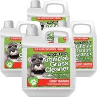 ProKleen Artificial Grass Cleaner Disinfectant 4 x 1L Cherry Fragrance in Clear