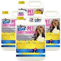 ProKleen Carpet Cleaning Shampoo Odour Remover Lemon Fragrance 4 x 5L in Yellow
