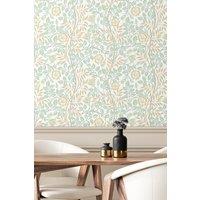 Hoopla Walls Rosehip Trail Matt Wallpaper in Mint