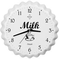 Orsina Maison by Premier Milk Bottle Cap Wall Clock in White