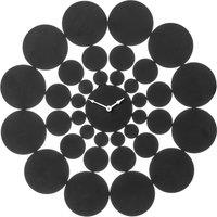 Interiors by Premier Black Discs Design Wall Clock