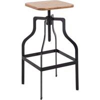 netfurniture Seal Bar Stool Black in Light Brown