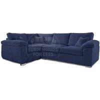 Delta Large 4 Seater Corner Sofa Left Hand Facing Jumbo Cord L Shape