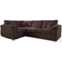 Delta Large 4 Seater Corner Sofa Left Hand Facing Jumbo Cord L Shape