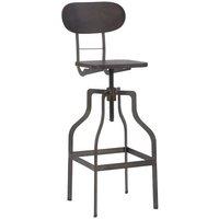 netfurniture Cara Brushed Square Stool Fixed Height Frame 3 Colours - Red