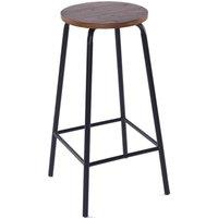 netfurniture Roxel Bar Stool Fixed Height Kitchen Bar Stool in Black