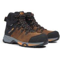 Timberland Pro Men's 'Switchback' Hiker Safety Footwear in Dark Brown | Size: 6