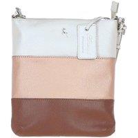 'Tricolore Elegante' Leather Crossbody Bag