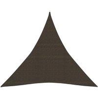 Berkfield Home Sunshade Sail 160 g/m Brown 4x4x4 m HDPE