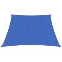 Sunshade Sail 160 g/m Blue 3/4x2 m HDPE