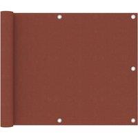 Balcony Screen Terracotta 75x300 cm Oxford Fabric