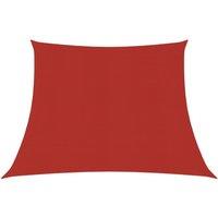 Berkfield Home Sunshade Sail 160 g/m Red 3/4x2 m HDPE