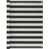 Berkfield Home Balcony Screen HDPE 120x500 cm Anthracite & White in Black