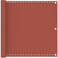 Berkfield Home Balcony Screen Terracotta 90x500 cm HDPE in Brown