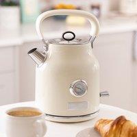 Charles Bentley 1.7L Stainless Steel Kettle in Cream