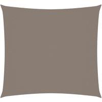 Berkfield Home Sunshade Sail Oxford Fabric Square 4x4 m Taupe in Beige