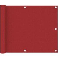 Balcony Screen Red 75x300 cm Oxford Fabric