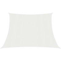 Berkfield Home Sunshade Sail 160 g/m White 3/4x2 m HDPE