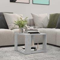 Berkfield Home Coffee Table Concrete Grey 40x40x30 cm Engineered Wood | Size: 40 x 40 x 30 cm