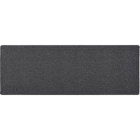 Berkfield Home Carpet Runner Anthracite 50x150 cm in Black | Size: 100 cm diameter
