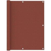Balcony Screen Terracotta 120x400 cm Oxford Fabric
