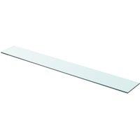 Shelf Panel Glass Clear 90x12 cm