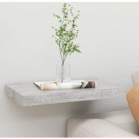 Berkfield Home Floating Wall Shelf Concrete Grey 50x23x3.8 cm MDF