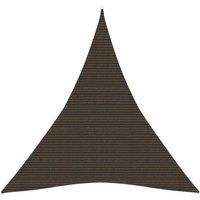 Sunshade Sail 160 g/m Brown 3x4x4 m HDPE