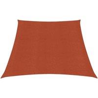 Berkfield Home Sunshade Sail 160 g/m Terracotta 3/4x2 m HDPE in Brown