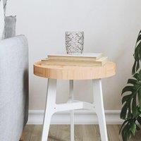Table Top Round 30x3 cm Solid Wood Pine