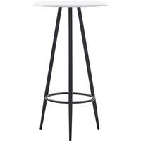 Bar Table White 60x107.5 cm MDF