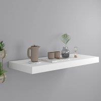 Berkfield Home Floating Wall Shelf White 60x23.5x3.8 cm MDF